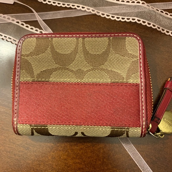 💥FINAL PRICE💥 Coach card holder with zipper - Picture 2 of 8